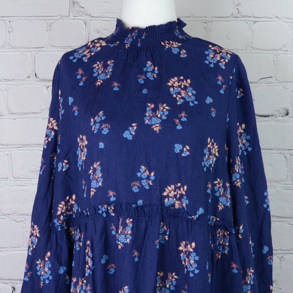 NWT FREE PEOPLE Linen Blend Petit Fours Dress… - Picture 8 of 10